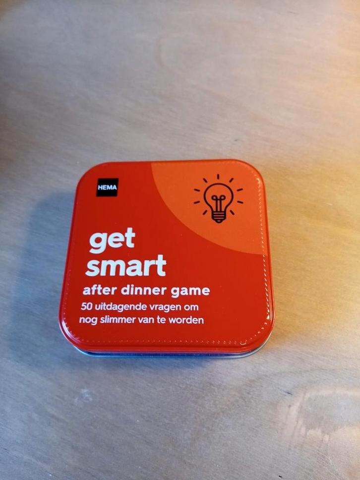 After dinner game Get Smart, Hobby en Vrije tijd, Gezelschapsspellen | Kaartspellen, Nieuw, Vijf spelers of meer, Ophalen of Verzenden