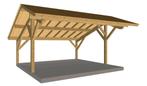 HOUTEN OVERKAPPING | CARPORT | KAPSCHUUR, Ophalen of Verzenden, Nieuw, Overige typen