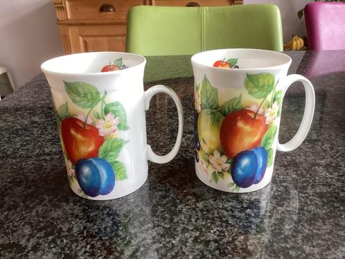 Mok, Roy Kirkham, Orchard, vintage, 1993, setprijs, Huis en Inrichting, Keuken | Servies, Gebruikt, Kop(pen) en/of Schotel(s)