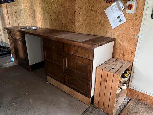 Oude keuken - gratis afhalen, Huis en Inrichting, Keuken | Complete keukens, Gebruikt, Ophalen