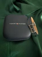 Nieuwe Tommy Hilfiger Armband met Doos – Zwart Leer & Stalen, Verzenden, Nieuw, Zwart, Leer