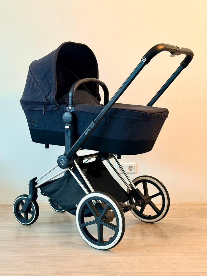 Cybex Priam kinderwagen incl. reiswieg, zeer complete set, Kinderen en Baby's, Kinderwagens en Combinaties, Gebruikt, Kinderwagen
