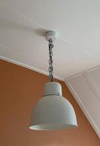 Metalen witte hanglamp, Minder dan 50 cm, Zo goed als nieuw, Ophalen