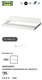 Uitrekbaar schoenenrek Komplement ikea, Ophalen, 50 tot 100 cm, Zo goed als nieuw, Minder dan 100 cm