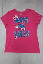 Roze NIKE t-shirt met bloemen en vlinders erop, Kinderen en Baby's, Kinderkleding | Maat 158, Meisje, Ophalen of Verzenden, Zo goed als nieuw