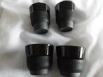 NESPRESSO kopjes, met rubber, 4 stuks, Huis en Inrichting, Keuken | Servies, Overige materialen, Ophalen of Verzenden, Zo goed als nieuw