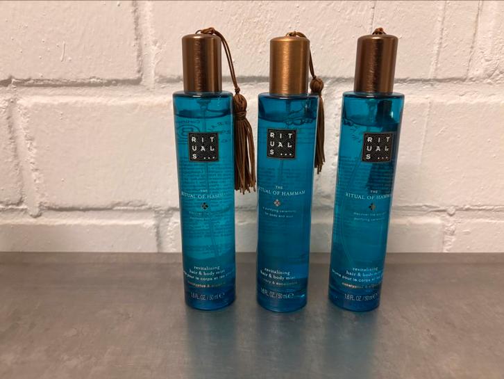 Rituals Hammam Hair & Body Mist 50 ml 💙 nieuw, Sieraden, Tassen en Uiterlijk, Uiterlijk | Lichaamsverzorging, Nieuw, Bodylotion, Crème of Olie