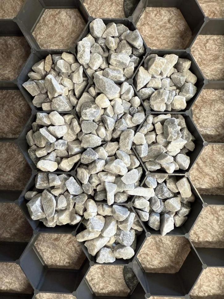 Grindmat/splitmat grijs 119x80x3 nu actie prijs, Tuin en Terras, Grind, Keien en Split, Nieuw, Overige typen, Grijs, Overige materialen