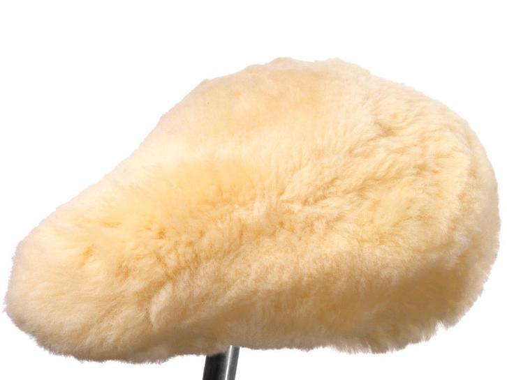 Donja HD Fietszadel hoes van Schapenvacht – Extra Dikke Wol, Fietsen en Brommers, Fietsaccessoires | Overige Fietsaccessoires