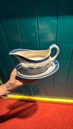 Vintage - Booths - Real Old Willow - Gravy boat with plate, Antiek en Kunst, Ophalen of Verzenden