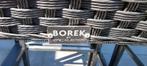 Borek bartafel met high dining stoelen, Ophalen, Gebruikt, Eettafel, 6 zitplaatsen