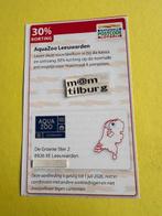 AquaZoo Leeuwarden 30% korting, Drie personen of meer, Ticket of Toegangskaart