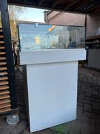 Vintage vitrinekastje, Huis en Inrichting, Kasten | Vitrinekasten, Ophalen, Gebruikt, 100 tot 150 cm, 50 tot 100 cm