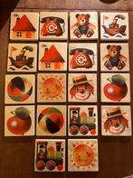 Houten reuze memorie memory 10 x 10 cm groot, Ophalen of Verzenden, Zo goed als nieuw