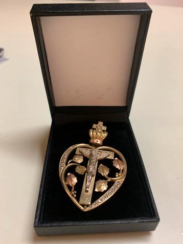 14K Gouden Tricolor  Hanger beschikbaar voor biedingen