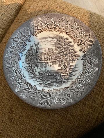 Gebaksbordje English Ironstone, decor “Castles” beschikbaar voor biedingen