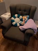 Lounge Stoel met Poef - Nette Staat!, Huis en Inrichting, Fauteuils, Ophalen, 75 tot 100 cm, Zo goed als nieuw, 75 tot 100 cm