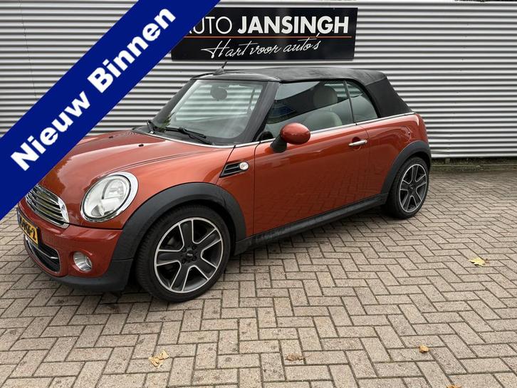 MINI Cabrio 1.6 Cooper Chili Automaat! | Stoelverwarming | L, Auto's, Mini, Bedrijf, Te koop, Cabrio, ABS, Airbags, Airconditioning