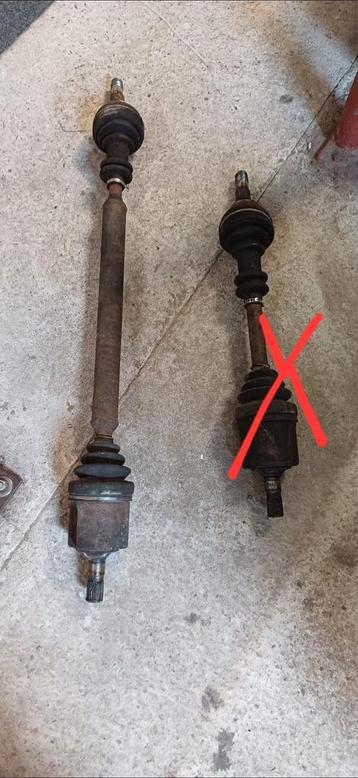 Rechter aandrijfas fiat ducato 290 camper1992 beschikbaar voor biedingen