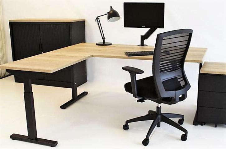 Nieuwe ERGODESK hoekbureau div maten, kleuren, opstellingen, Huis en Inrichting, Bureaus, Nieuw, Bureau, In hoogte verstelbaar