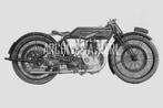 Sunbeam 500 & Luigi Arcangeli  Circuito del Lario  1927 foto, 1960 tot 1980, Verzenden, Foto, Nieuw
