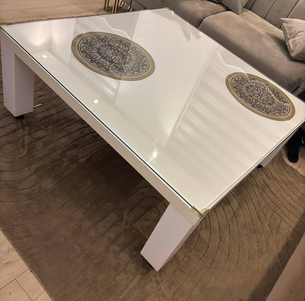 Salontafel, Huis en Inrichting, Tafels | Salontafels, Ophalen, 100 tot 150 cm, 50 tot 100 cm, Zo goed als nieuw