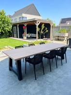 Moderne Tuintafel Douglas + Stalen poten | A Poot | DuuMaa, Ophalen of Verzenden, Nieuw, Rechthoekig, Hout