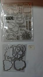 Clear stamps G met bijpassende stanzen, Hobby en Vrije tijd, Verzenden, Nieuw, Overige thema's, Overige typen