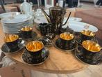 Theeset servies goud zwart, Huis en Inrichting, Keuken | Servies, Ophalen, Overige stijlen, Kop(pen) en/of Schotel(s)