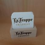 La Trappe Trappist bierviltjes + houten houder NIEUW € 4,99, Verzamelen, Biermerken, Nieuw, Viltje(s), Ophalen of Verzenden, La Trappe