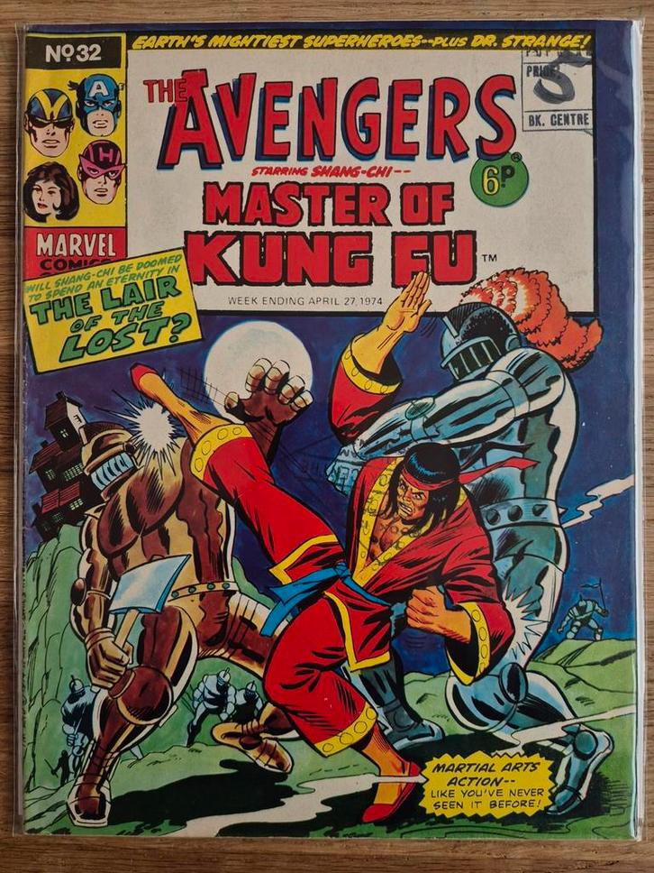 Avengers UK #32 (1974), Boeken, Strips | Comics, Zo goed als nieuw, Eén comic, Europa, Ophalen of Verzenden