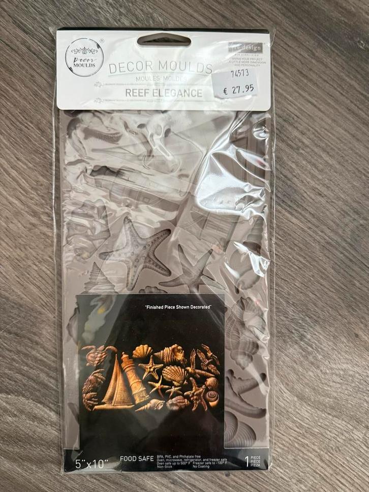 Re-Design Decor Moulds - Reef Elegance, Hobby en Vrije tijd, Knutselen, Nieuw, Materiaal, Verzenden