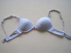 *BOOPS EN BLOOMERS* tiener BH 70A in grijs met witte stip, Boops & bloomers, Ophalen of Verzenden, Grijs, BH
