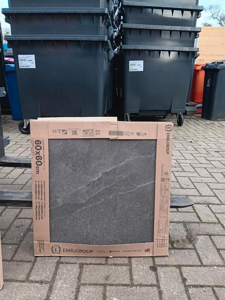 6 vloertegels 60x60 cm, Doe-het-zelf en Verbouw, Tegels, Nieuw, Vloertegels, Keramiek, 60 cm of meer, 60 cm of meer, Minder dan 5 m²