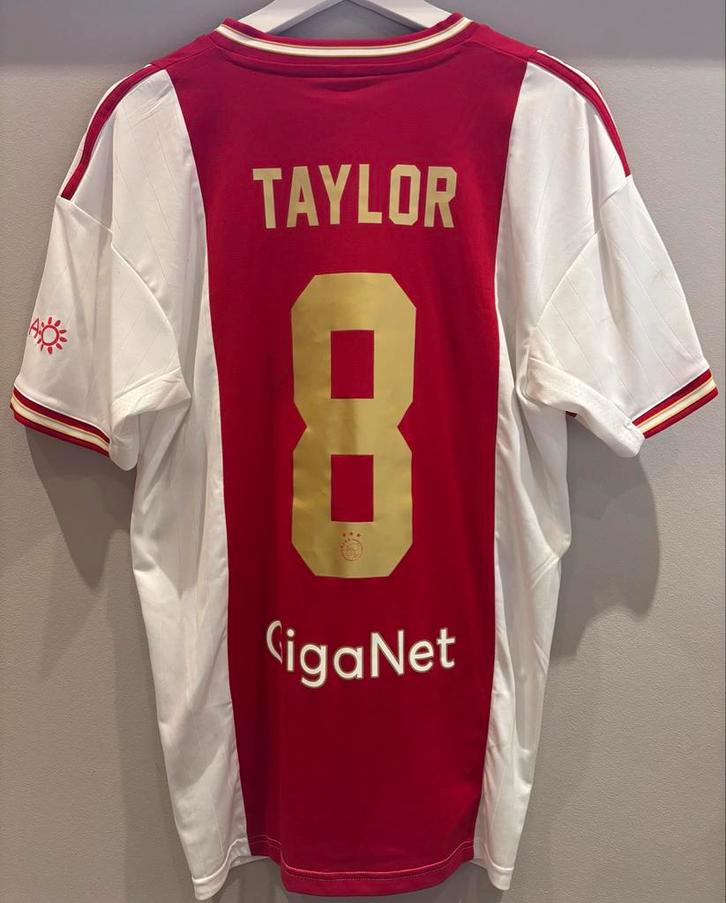 Matchworn Kenneth Taylor Ajax, Verzamelen, Sportartikelen en Voetbal, Gebruikt, Shirt, Ajax, Ophalen of Verzenden