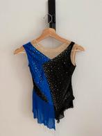 Ritmisch gympakje/leotard/acro pakje maat 12, Blauw, Zo goed als nieuw, Turnpak(je), Kindermaat 122 t/m 140