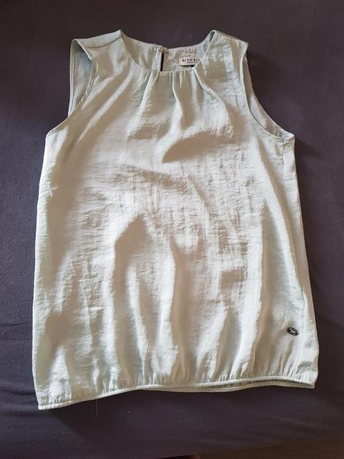 Nieuw Bien Bleu metallic groene top. Maat S, Kleding | Dames, Tops, Nieuw, Maat 36 (S), Groen, Zonder mouw, Ophalen of Verzenden