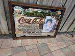 Coca Cola spiegel, Antiek en Kunst, Antiek | Spiegels, Ophalen, Rechthoekig, 50 tot 100 cm, Minder dan 100 cm