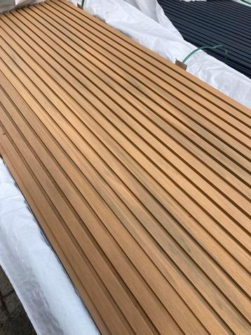 Akoestische wandpanelen. Wandpanelen. Oak en antraciet.  beschikbaar voor biedingen
