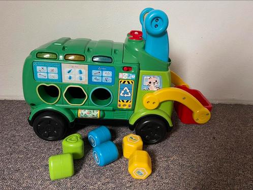 VTech Sorteer & Leer Recycletruck, Kinderen en Baby's, Speelgoed | Fisher-Price, Zo goed als nieuw, Met licht, Met geluid, Ophalen