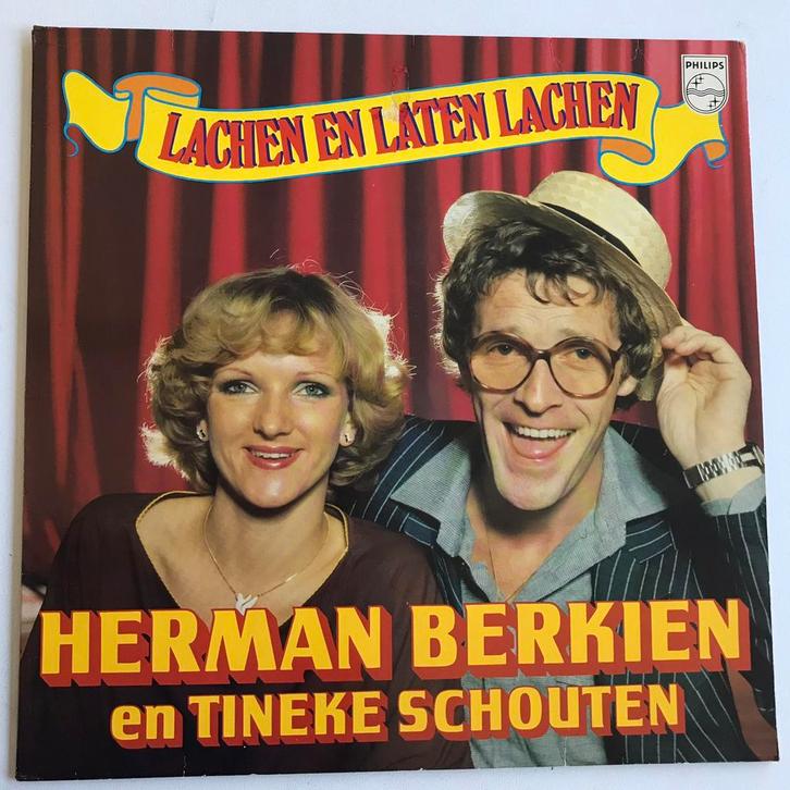 Herman Berkien & Tineke Schouten - Lachen en Laten Lachen LP, Cd's en Dvd's, Vinyl | Pop, Gebruikt, 1960 tot 1980, 12 inch, Ophalen of Verzenden