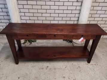 === Sidetable Oud Teak AFGEPRIJSD === beschikbaar voor biedingen
