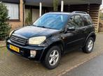 Toyota Rav4 2.0 I 3D Linea SOL AUT 4WD 2003 Zwart, Auto's, Toyota, Automaat, 1998 cc, Stof, 4 cilinders