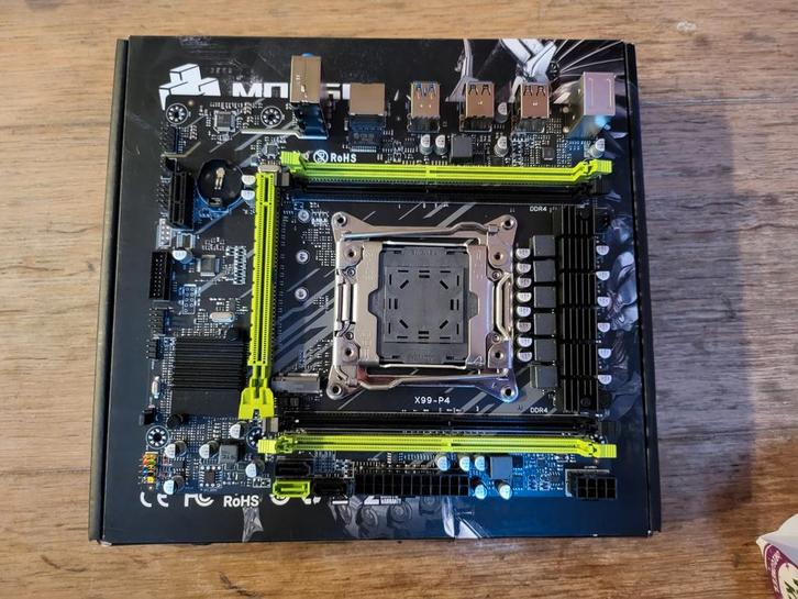 MOUGOL X99-P4 Moederbord, Computers en Software, Moederborden, Nieuw, Intel, DDR4, Ophalen of Verzenden