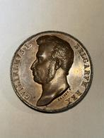 1830 Bronzen Medaille Willem I - Brussel, Ophalen of Verzenden, Brons, Nederland