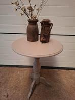Mooie sobere wijntafel!, Ophalen, Minder dan 55 cm, Rond, Zo goed als nieuw