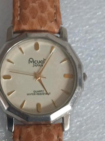 Vintage Acuet Japan Quartz Horloge Nieuwe Band beschikbaar voor biedingen