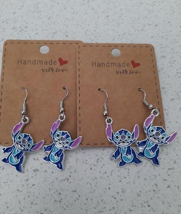 Oorbellen stitch "nieuw" (Verschillende hangers) beschikbaar voor biedingen