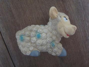 vintage speelgoed SCHAAP LAMMETJE wat piept, jaren 60  beschikbaar voor biedingen