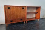 Prachtige retro vintage modulaire kasten dressoir, Huis en Inrichting, Kasten | Dressoirs, Ophalen, Gebruikt, 25 tot 50 cm